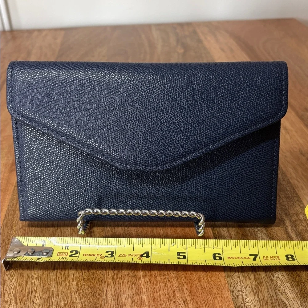 Zoppen Blue Pebbled Manmade Leather Travel Wallet